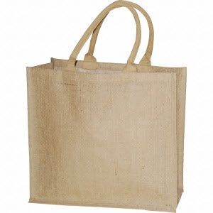 TATTON JUTE SUSTAINABLE CARRIER BAG - MEDIUM