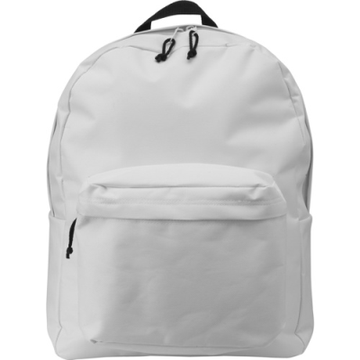 THE CENTURIA - POLYESTER BACKPACK RUCKSACK in White