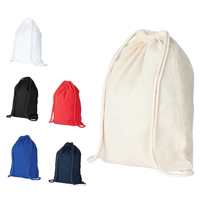 TRIDENT COTTON DRAWSTRING DUFFLE BAG GYMSAC