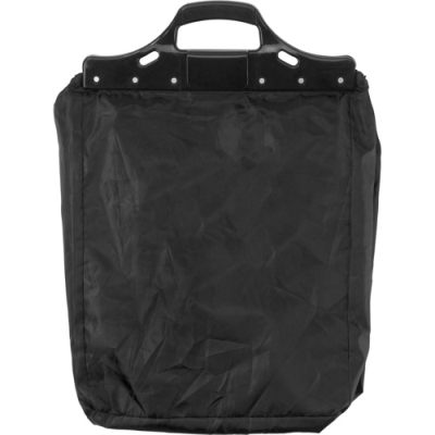 TROLLEY SHOPPER TOTE BAG in Black