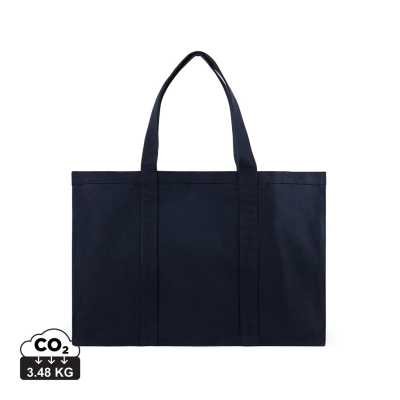 VINGA HILO AWARE™ RECYCLED CANVAS MAXI TOTE BAG in Navy Blue