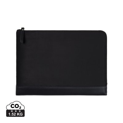 VINGA MARLOW RCS RECYCLED POLYESTER 16 INCH LAPTOP SLEEVE in Black