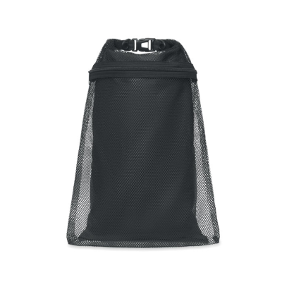 WATERPROOF BAG 6L with Strap in Black