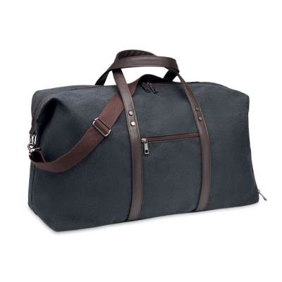 WEEKEND BAG in Canvas 450Gr & M² in Black