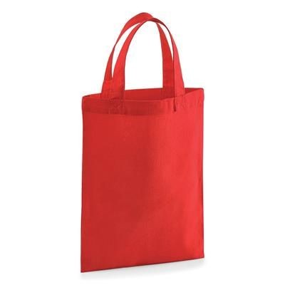 WESTFORD MILL BIODEGRADABLE SUSTAINABLE COTTON MINI PARTY BAG FOR LIFE with Long Handles