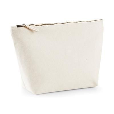 WESTFORD MILL CANVAS SUSTAINABLE ACCESSORY BAG with Vintage Style Zip