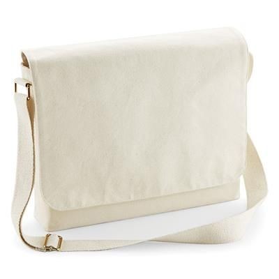 WESTFORD MILL FAIRTRADE COTTON CANVAS MESSENGER BAG