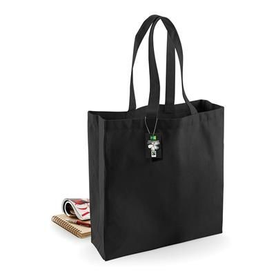 WESTFORD MILL FAIRTRADE SUSTAINABLE COTTON CLASSIC SHOPPER TOTE BAG