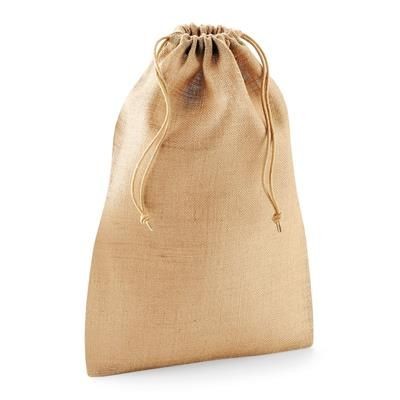 WESTFORD MILL JUTE POUCH BIODEGRADABLE SUSTAINABLE DRAWSTRING BAG