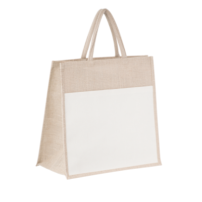 WINDSOR JUTE SHOPPER TOTE BAG