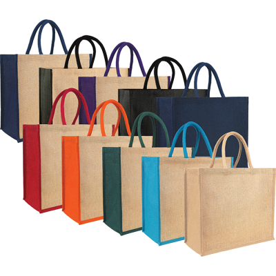 YALDING ECO JUTE SHOPPER TOTE 