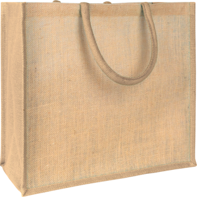 YALDING ECO JUTE SHOPPER TOTE in Natural