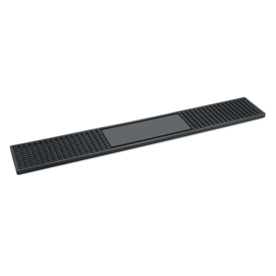 BAR RUNNER MAT in PVC in Black