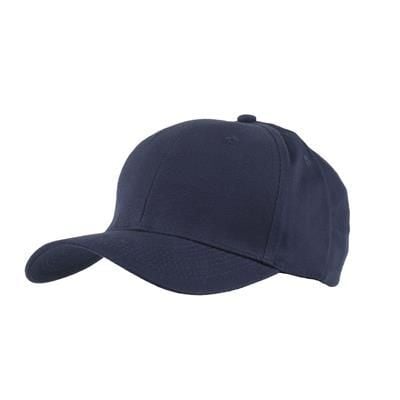 100% BRUSHED COTTON 6 PANEL CHILDRENS BASEBALL CAP in Navy