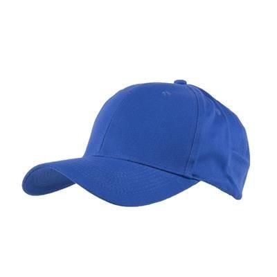 100% BRUSHED COTTON 6 PANEL CHILDRENS BASEBALL CAP in Royal