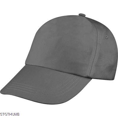 5-PANEL CLASSIC BASEBALL CAP in Anthracite Grey