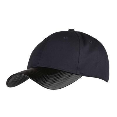 6 PANEL CHINO COTTON STRUCTURED CAP in Navy