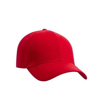 6 PANEL HEAVY BRUSHED COTTON BASEBALL CAP with Velcro Closure