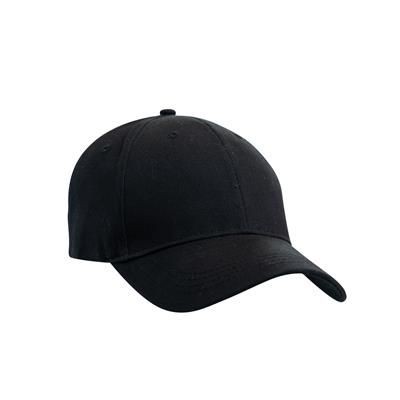 6 PANEL POLYCOTTON BASEBALL CAP with Velcro Closure