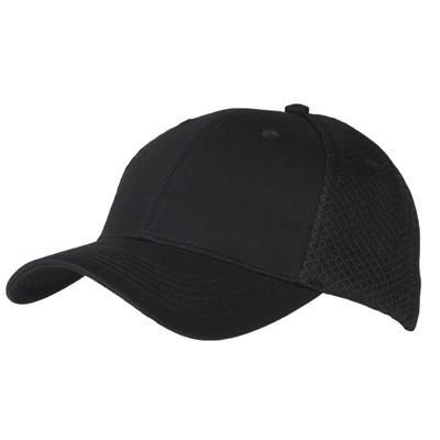 6 PANEL SNEAKER MESH CAP in Black