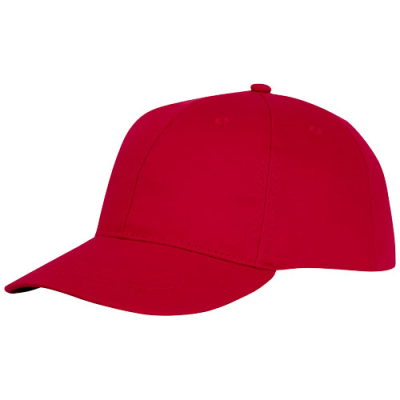 ARES 6 PANEL CAP in Red