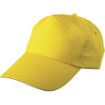 BASEBALL CAP, COTTON TWILL in Yellow