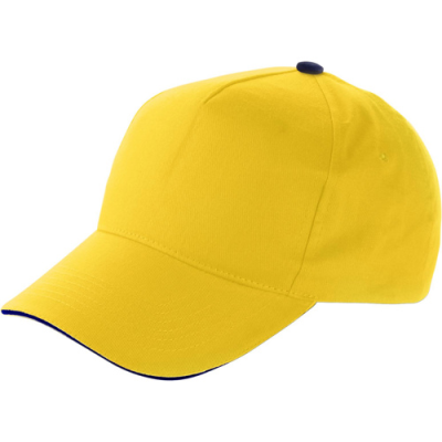 BASEBALL CAP with Sandwich Peak in Yellow