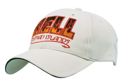 BRUSHED COTTON BASEBALL CAP with Sandwich Trim