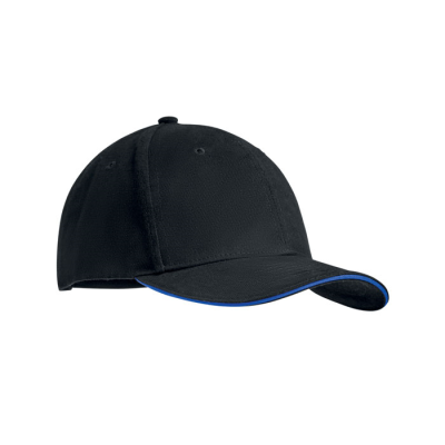 BRUSHED HEAVY COTTON 6 PANEL SA in Blue