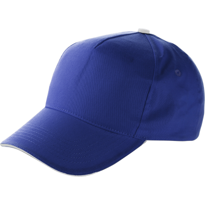 CAP with Sandwich Peak in Cobalt Blue