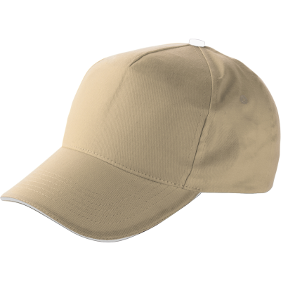 CAP with Sandwich Peak in Khaki