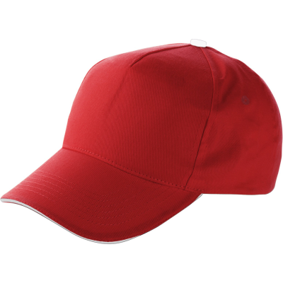 CAP with Sandwich Peak in Red