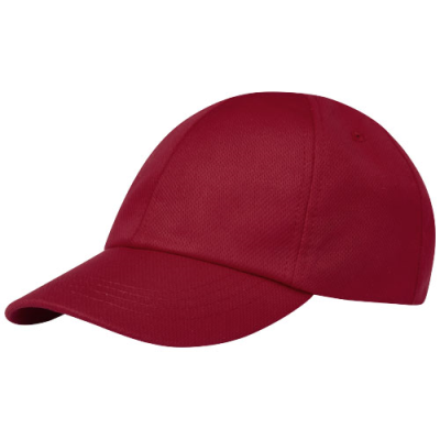 CERUS 6 PANEL COOL FIT CAP in Red