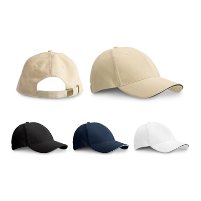 CHRISTOPHE 100% COTTON SANDWICH CAP