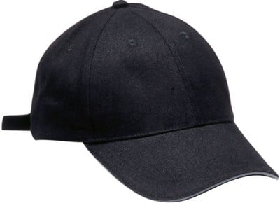 CLIQUE DAVIS 6 PANEL BASEBALL CAP with Contrast Colour Sandwich Piping