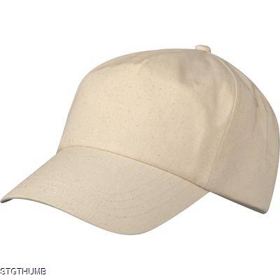 COTTON BASEBALL CAP in Beige