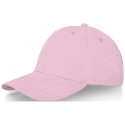 DAVIS 6 PANEL CAP in Light Pink