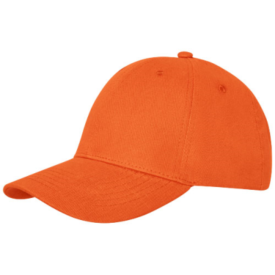 DAVIS 6 PANEL CAP in Orange