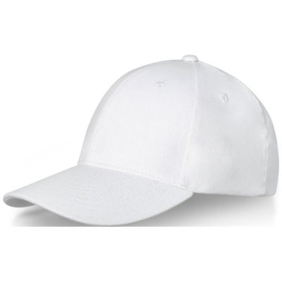 DAVIS 6 PANEL CAP in White