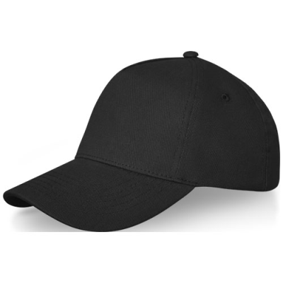 DOYLE 5 PANEL CAP in Solid Black