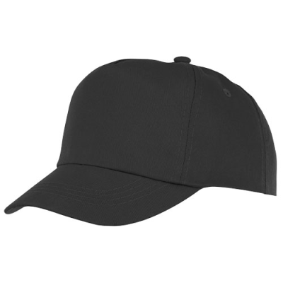 FENIKS CHILDRENS 5 PANEL CAP in Solid Black