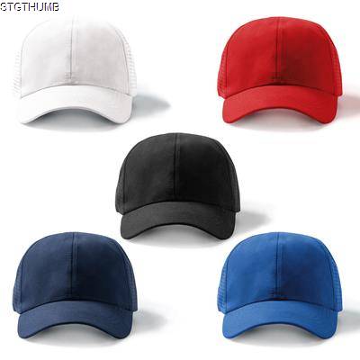 KARIN BREATHABLE SPORTS CAP in 100% Microfibre with 6 Panels