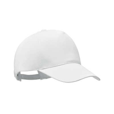 ORGANIC COTTON BASEBALL CAP in White