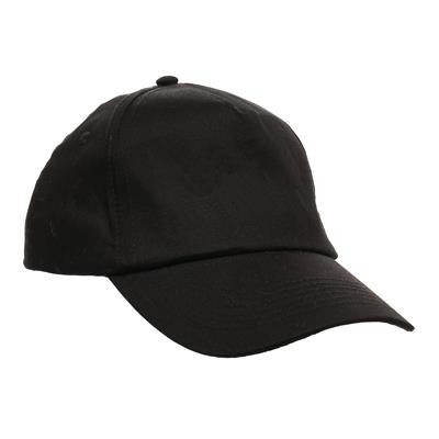 PREMIUM 5 PANEL CAP In Black