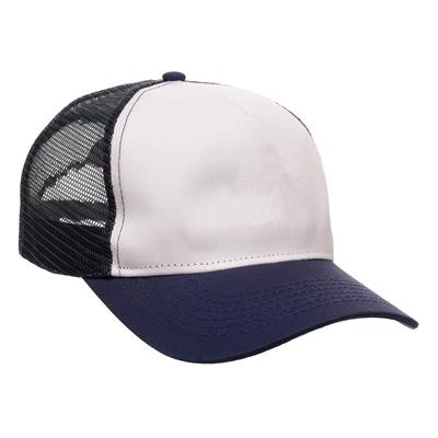 RETRO TRUCKER CAP In Navy Blue