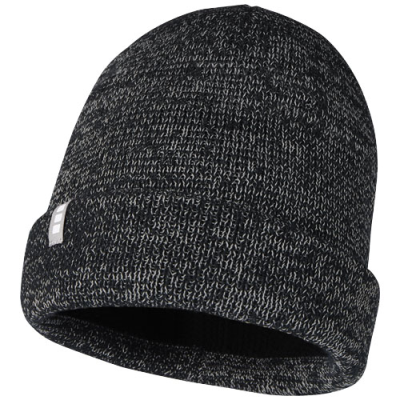 RIGI REFLECTIVE BEANIE in Solid Black