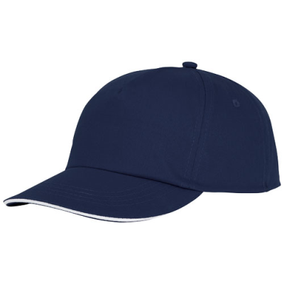 STYX 5 PANEL SANDWICH CAP in Navy