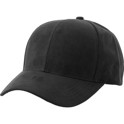 SUEDE CAP in Black