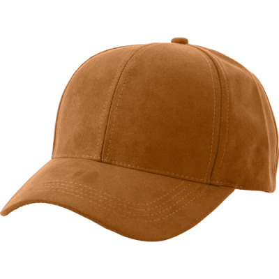 SUEDE CAP in Brown