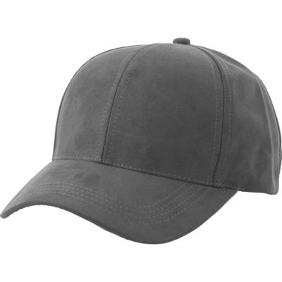 SUEDE CAP in Grey